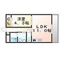 ディープタウンヒルズ7階5.4万円