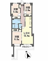 間取図画像 3LDK