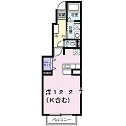 ベルシティSatoA棟 ワンルームの間取図画像