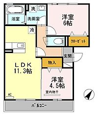 物件の間取り