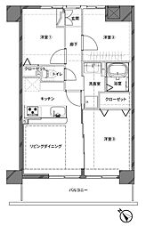 間取図画像 3LDK