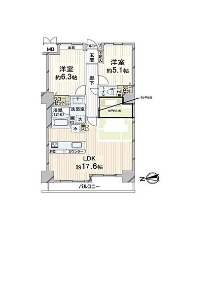 間取りを拡大表示