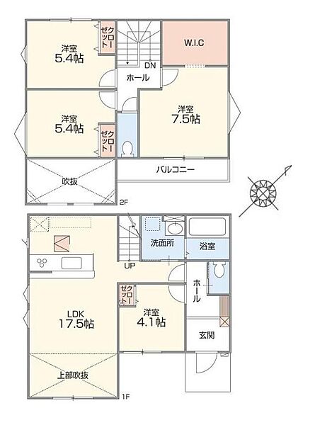 間取りを拡大表示