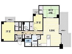 クローバー・メゾン東桃山台 3LDKの間取図画像