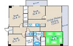 物件の間取り