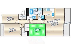物件の間取り