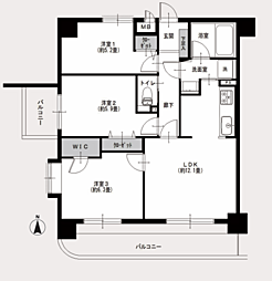 間取図画像 3LDK