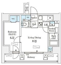 間取図画像 1LDK