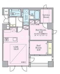 間取図画像 2SLDK
