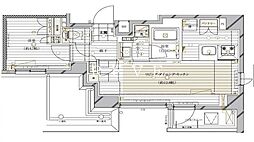 JR京浜東北・根岸線 大森駅 徒歩16分の賃貸マンション 7階1LDKの間取り