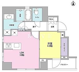 LUCULIACOURT 1LDKの間取図画像