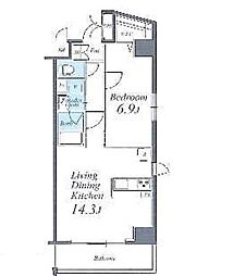 間取図画像 1LDK