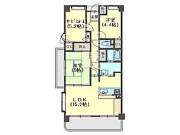 間取図画像 2SLDK