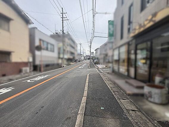 前面道路含む現...