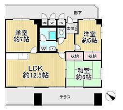 間取図画像 3LDK