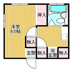 間取図画像 1K