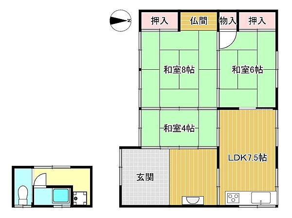 間取りを拡大表示