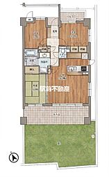 パークホームズ室見駅前 3LDKの間取図画像
