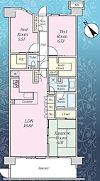 間取図画像 3LDK