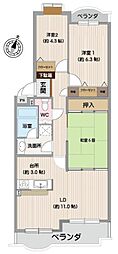 間取図画像 3LDK