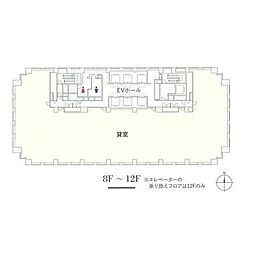 御堂筋グランタワーの間取図画像