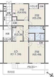 間取図画像 3LDK