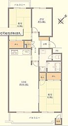 間取図画像 3LDK