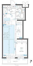 大田区大森中3丁目マンション 2LDKの間取図画像