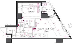ZOOM練馬高野台 1LDKの間取図画像