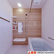 【飾東町庄B】浴室暖房乾燥機は標準装備。 梅雨時や、冬の寒い時期などにも大活躍！