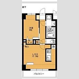 LEGAME 1LDKの間取図画像