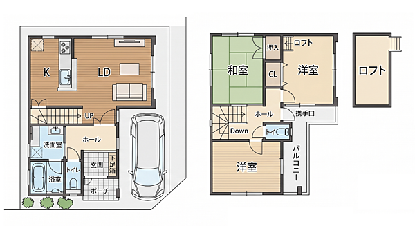 間取りを拡大表示