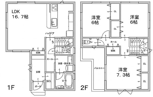 間取りを拡大表示