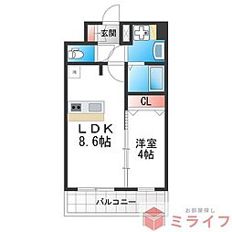 プレサンス鶴橋トレヴィエ 9階/-