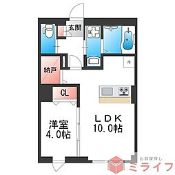 ma.maison 1LDKの間取図画像