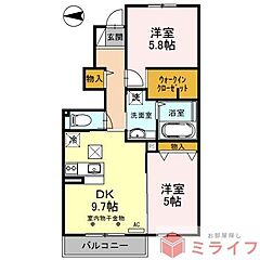 物件の間取り