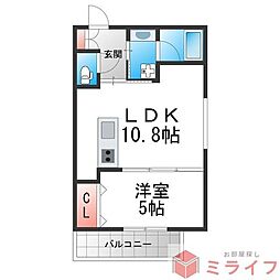 estageo北田辺 3階/-