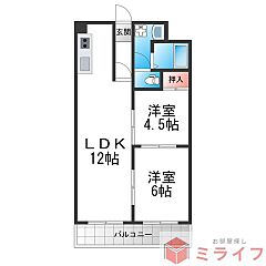 物件の間取り