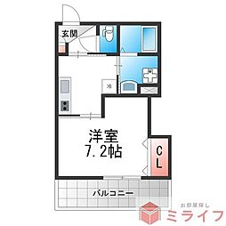 クレアール西今川 3階/-