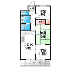 物件の間取り