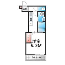 3階 / 1K / 25.79㎡