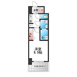 S-RESIDENCE堺altklas 1Kの間取図画像