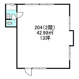 松ケ丘ビルの間取図画像