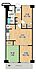 間取り：3LDK、専有面積66.8ｍ2、バルコニー面積6.72ｍ2
