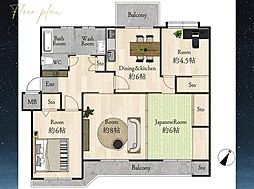 間取図画像 3LDK