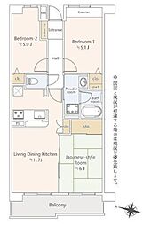 間取図画像 3LDK