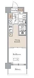 グランカーサ四谷 1DKの間取図画像