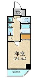 プレサンス新宿御苑前アルティメット 1Kの間取図画像