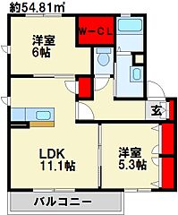 物件の間取り