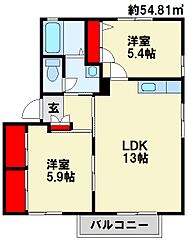 物件の間取り